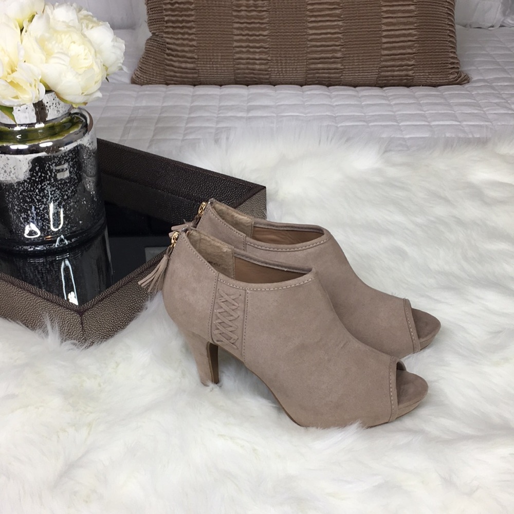 Peep Toe Ankel Booties
